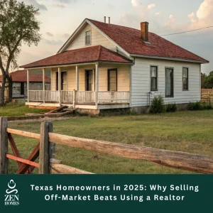 Texas homeowners in 2025 learning about the benefits of off-market sales compared to using a realtor
